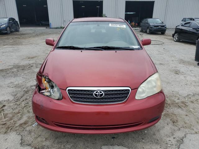 1NXBR32E65Z352987 - 2005 TOYOTA COROLLA CE BURGUNDY photo 5