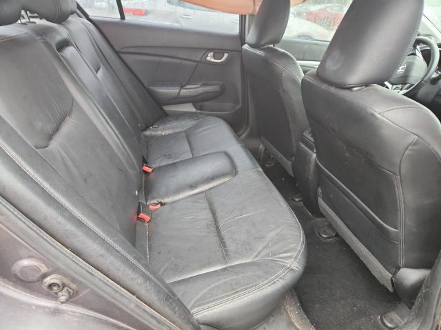 19XFB2F99EE049427 - 2014 HONDA CIVIC EXL GRAY photo 10