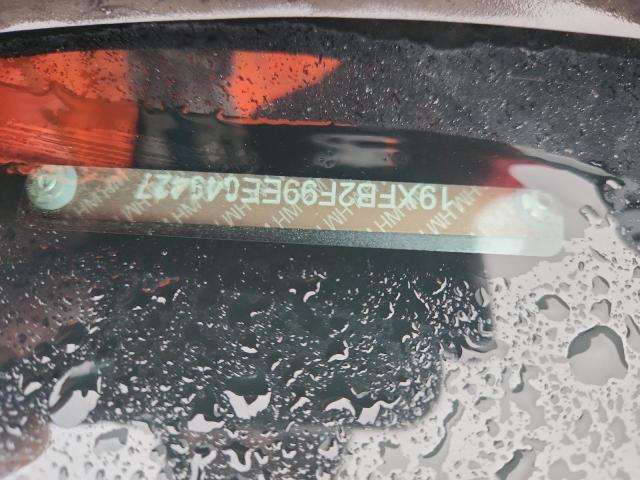 19XFB2F99EE049427 - 2014 HONDA CIVIC EXL GRAY photo 12