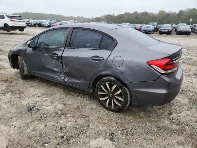 19XFB2F99EE049427 - 2014 HONDA CIVIC EXL GRAY photo 2