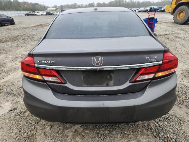 19XFB2F99EE049427 - 2014 HONDA CIVIC EXL GRAY photo 6