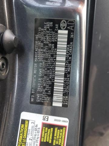 2T1BU4EE0AC410104 - 2010 TOYOTA COROLLA BASE Boz foto 12