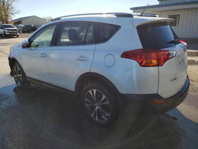 JTMDFREV0FD163967 - 2015 TOYOTA RAV4 LIMITED WHITE photo 2