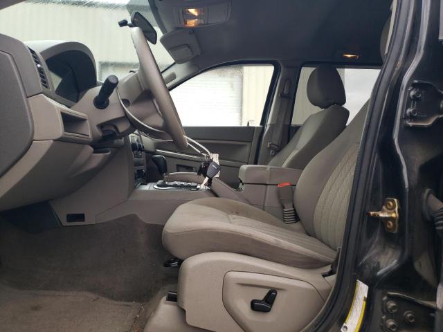 1J4GS48K55C619215 - 2005 JEEP GRAND CHER LAREDO BLACK photo 7