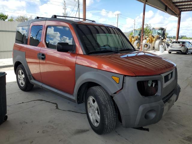 5J6YH28625L014966 - 2005 HONDA ELEMENT EX ORANGE photo 4
