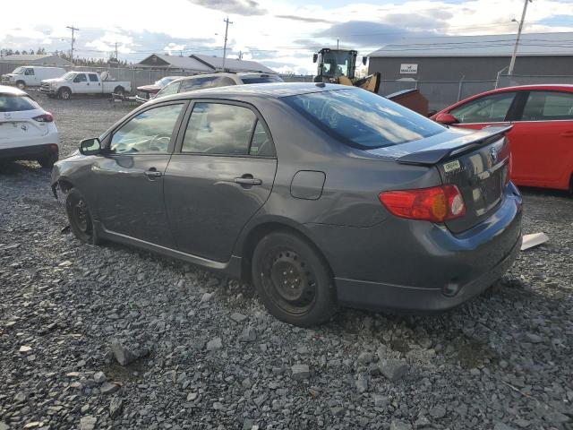 2T1BU4EE6AC266266 - 2010 TOYOTA COROLLA BASE CHARCOAL photo 2