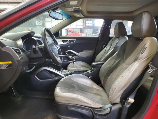 KMHTC6AD0CU044582 - 2012 HYUNDAI VELOSTER 红色 照片 7