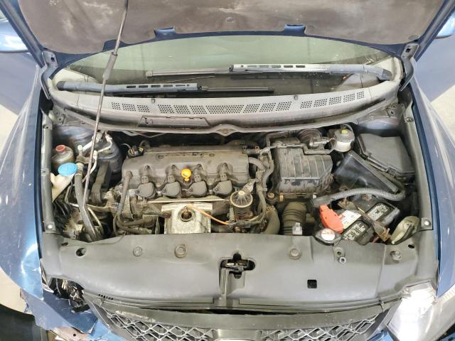 2HGFG12919H523870 - 2009 HONDA CIVIC EXL BLUE photo 11