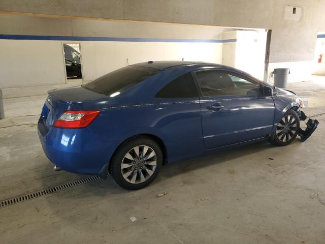 2HGFG12919H523870 - 2009 HONDA CIVIC EXL BLUE photo 3