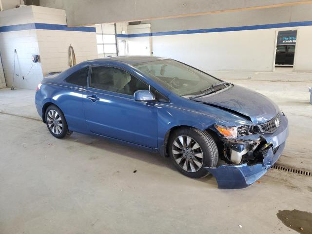 2HGFG12919H523870 - 2009 HONDA CIVIC EXL BLUE photo 4