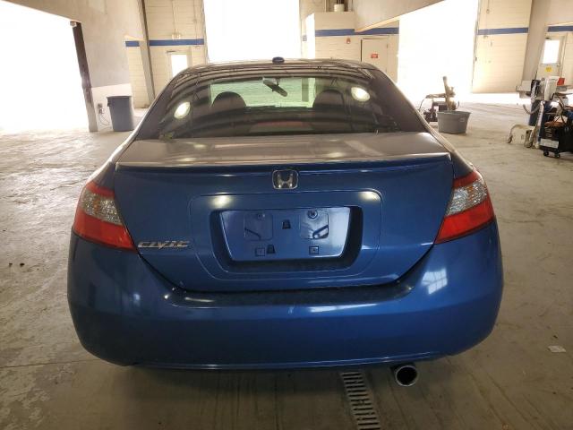2HGFG12919H523870 - 2009 HONDA CIVIC EXL BLUE photo 6