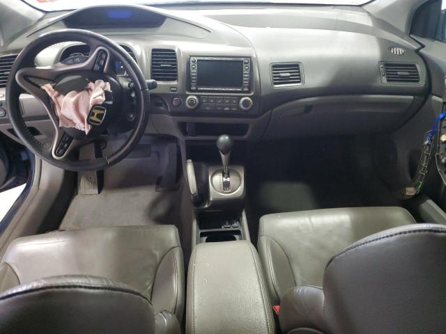 2HGFG12919H523870 - 2009 HONDA CIVIC EXL BLUE photo 8