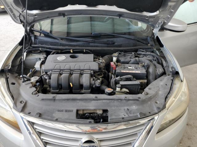 1N4AB7AP3DN905088 - 2013 NISSAN SENTRA S SILVER photo 11