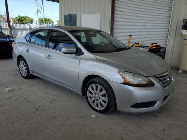 1N4AB7AP3DN905088 - 2013 NISSAN SENTRA S SILVER photo 4