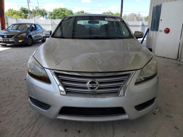 1N4AB7AP3DN905088 - 2013 NISSAN SENTRA S SILVER photo 5