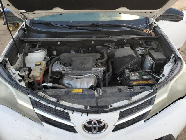 2T3BFREV4DW054256 - 2013 TOYOTA RAV4 LE WHITE photo 12