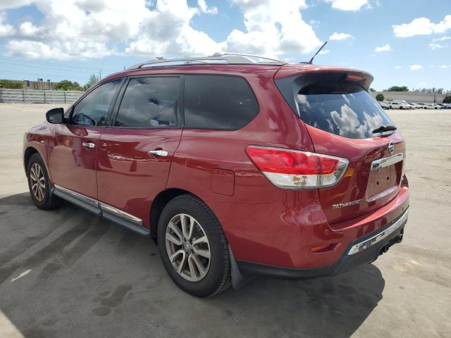 5N1AR2MM1EC688241 - 2014 NISSAN PATHFINDER S RED photo 2