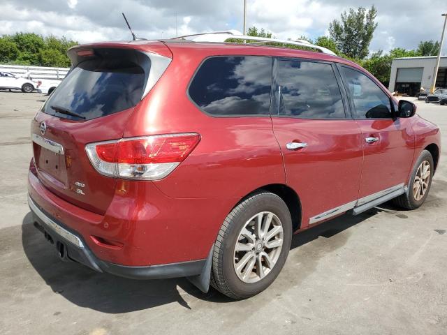 5N1AR2MM1EC688241 - 2014 NISSAN PATHFINDER S RED photo 3