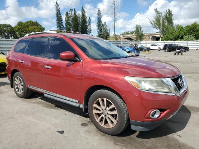 5N1AR2MM1EC688241 - 2014 NISSAN PATHFINDER S RED photo 4