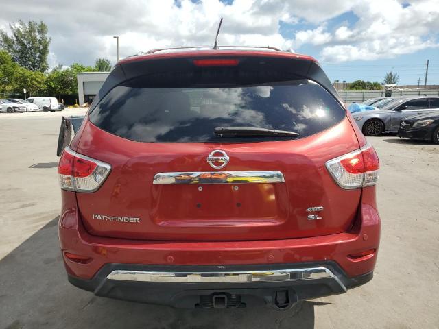5N1AR2MM1EC688241 - 2014 NISSAN PATHFINDER S RED photo 6