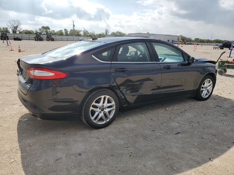 3FA6P0HR7DR303359 - 2013 FORD FUSION SE BLACK photo 3