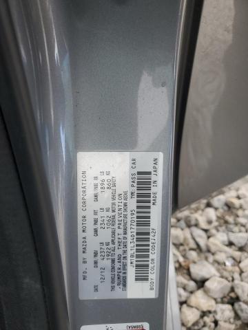 JM1BL1L34D1770195 - 2013 MAZDA SPEED 3 Gümüş foto 12