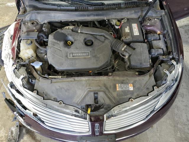 3LN6L2J9XDR826060 - 2013 LINCOLN MKZ BURGUNDY photo 12