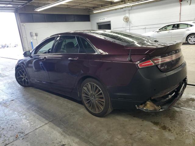 3LN6L2J9XDR826060 - 2013 LINCOLN MKZ BURGUNDY photo 2