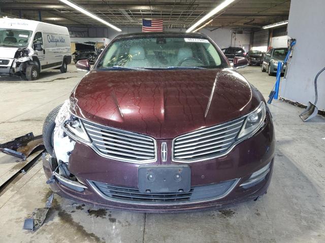 3LN6L2J9XDR826060 - 2013 LINCOLN MKZ BURGUNDY photo 5