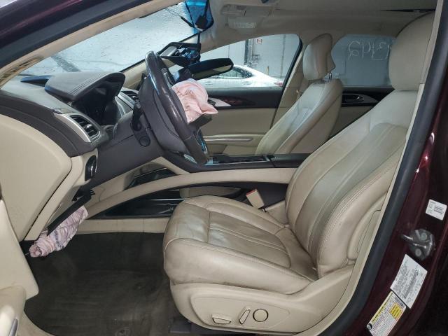 3LN6L2J9XDR826060 - 2013 LINCOLN MKZ BURGUNDY photo 7