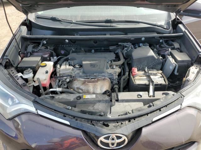 2T3RFREV3GW534050 - 2016 TOYOTA RAV4 XLE PURPLE photo 12