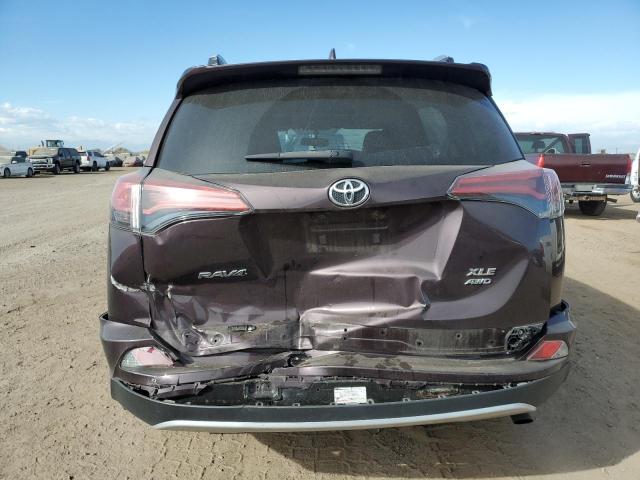 2T3RFREV3GW534050 - 2016 TOYOTA RAV4 XLE PURPLE photo 6
