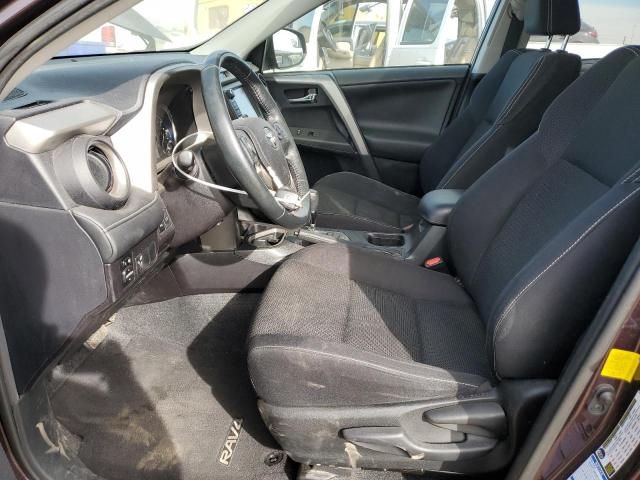 2T3RFREV3GW534050 - 2016 TOYOTA RAV4 XLE PURPLE photo 7