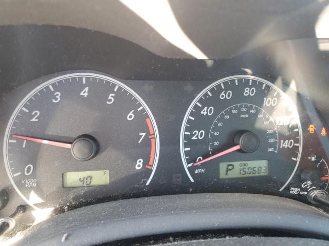 1NXBU4EE3AZ205780 - 2010 TOYOTA COROLLA BASE Күміс фото 9