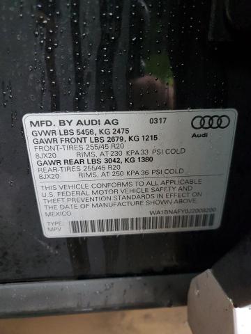 WA1BNAFY0J2009200 - 2018 AUDI Q5 PREMIUM PLUS BLACK photo 13