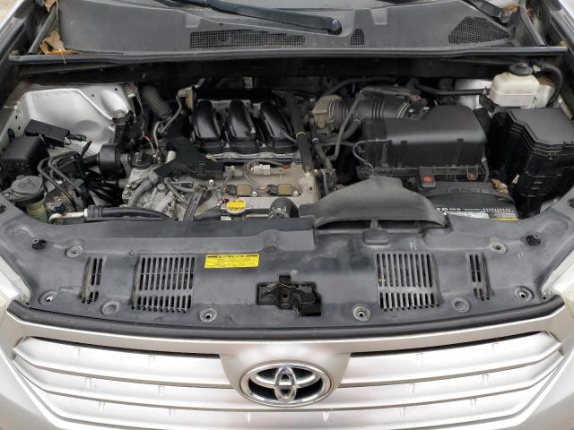 5TDZK3EH0BS024400 - 2011 TOYOTA HIGHLANDER BASE 银色 照片 12