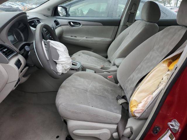 3N1AB7AP5DL606456 - 2013 NISSAN SENTRA S 红色 照片 7