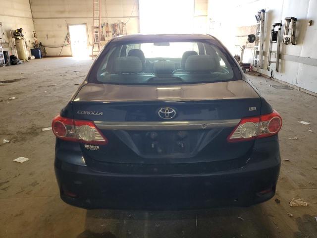 2T1BU4EE0DC030653 - 2013 TOYOTA COROLLA BASE BLUE photo 6
