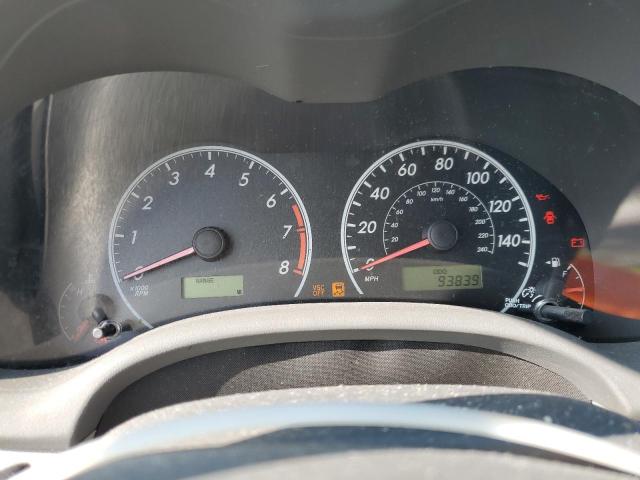 1NXBU4EE5AZ314922 - 2010 TOYOTA COROLLA BASE ნაცრისფერი ფოტო 9