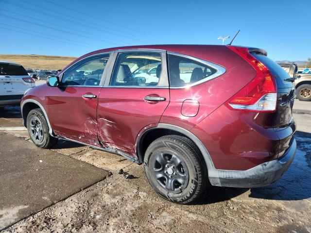 5J6RM4H39CL060986 - 2012 HONDA CR-V LX MAROON photo 2