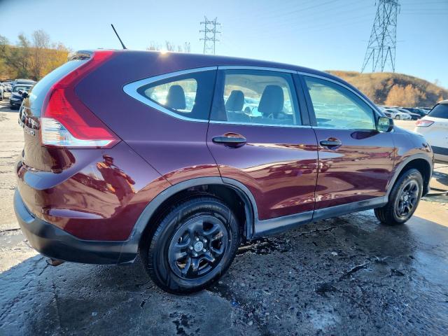 5J6RM4H39CL060986 - 2012 HONDA CR-V LX MAROON photo 3