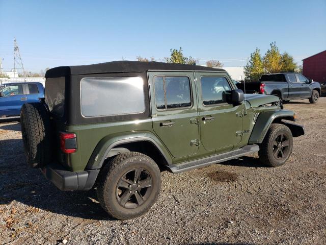 1C4HJXEMXMW598363 - 2021 JEEP WRANGLER U SAHARA GREEN photo 3