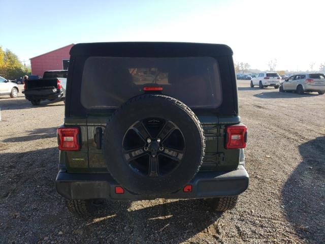 1C4HJXEMXMW598363 - 2021 JEEP WRANGLER U SAHARA GREEN photo 6