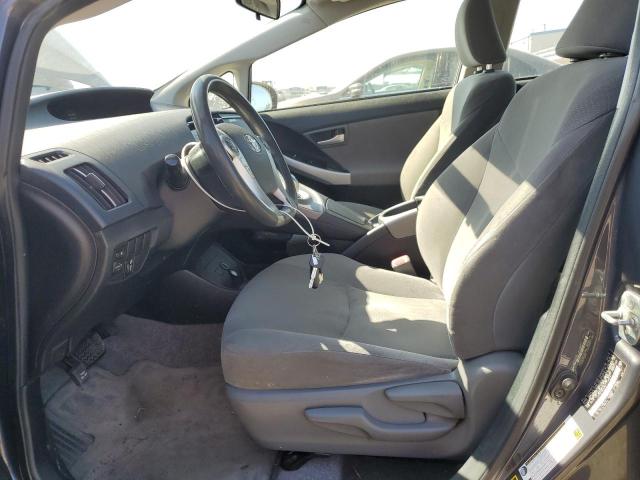 JTDKN3DU4D1714416 - 2013 TOYOTA PRIUS GRAY photo 7