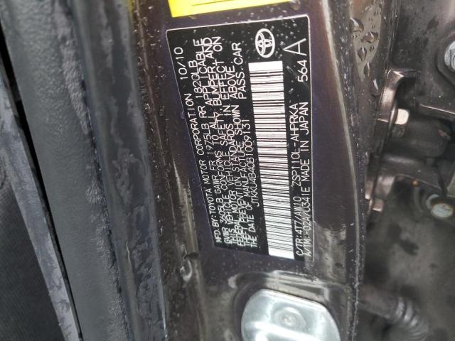 JTKKU4B40B1009131 - 2011 TOYOTA SCION XD BROWN photo 12