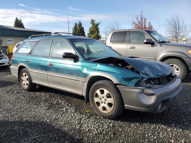 4S3BG6856X7600093 - 1999 SUBARU LEGACY OUTBACK მწვანე ფოტო 4