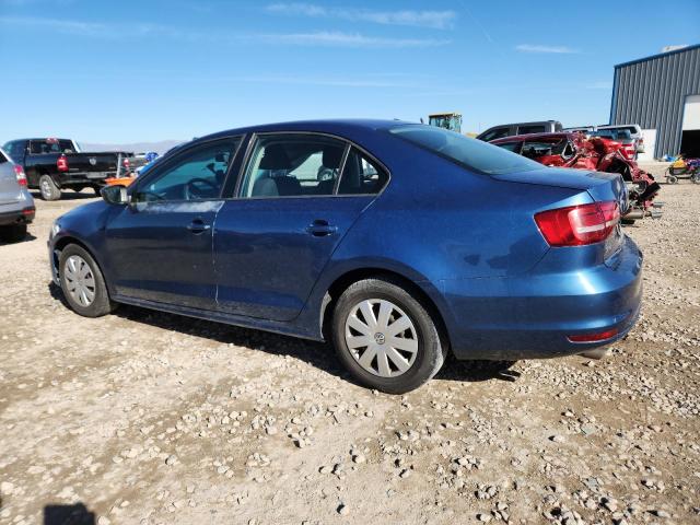 3VW2K7AJ7FM331213 - 2015 VOLKSWAGEN JETTA BASE 蓝色 照片 2