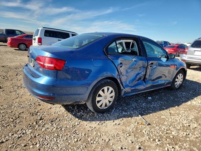 3VW2K7AJ7FM331213 - 2015 VOLKSWAGEN JETTA BASE 蓝色 照片 3