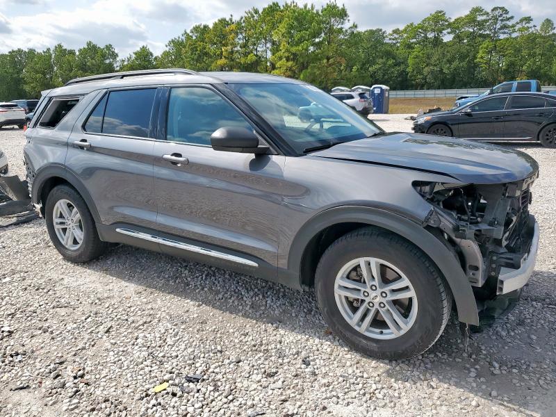 1FMSK7DH3MGB31539 - 2021 FORD EXPLORER XLT GRAY photo 4
