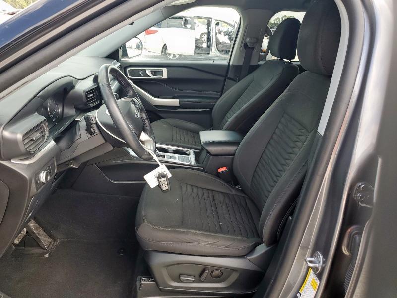 1FMSK7DH3MGB31539 - 2021 FORD EXPLORER XLT GRAY photo 7